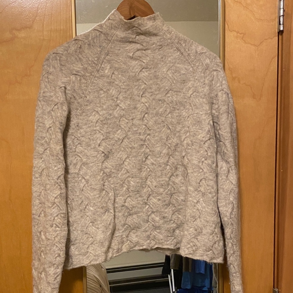 Wilfred Textured Sweater - beige